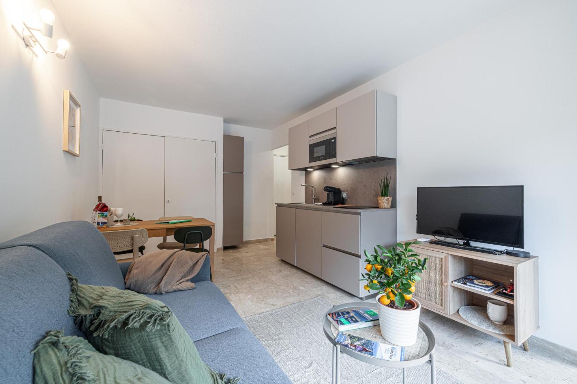 Appartement 2P Renove Avec Terrasse Au Port De Nicea Zewnętrze zdjęcie