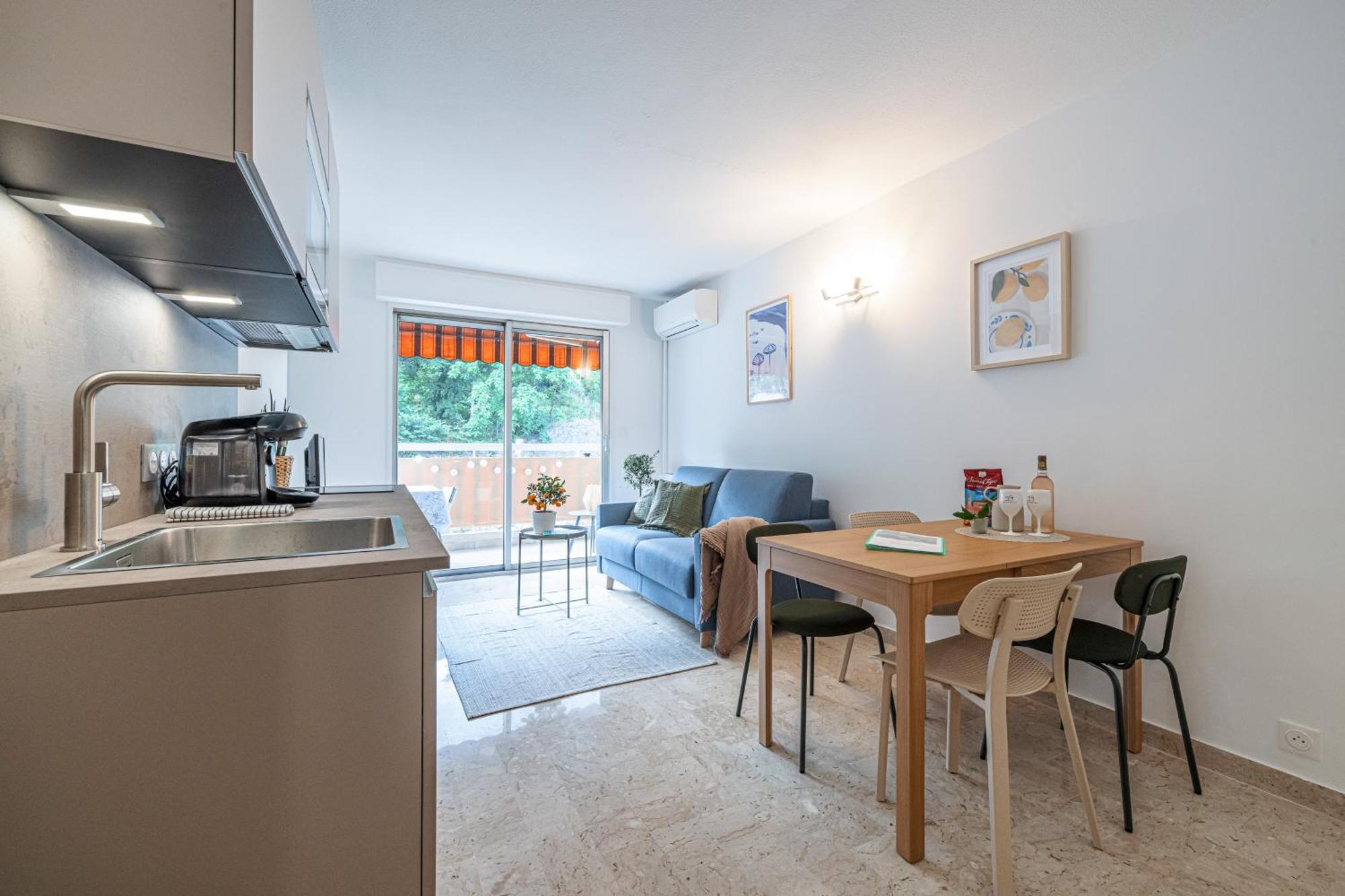 Appartement 2P Renove Avec Terrasse Au Port De Nicea Zewnętrze zdjęcie